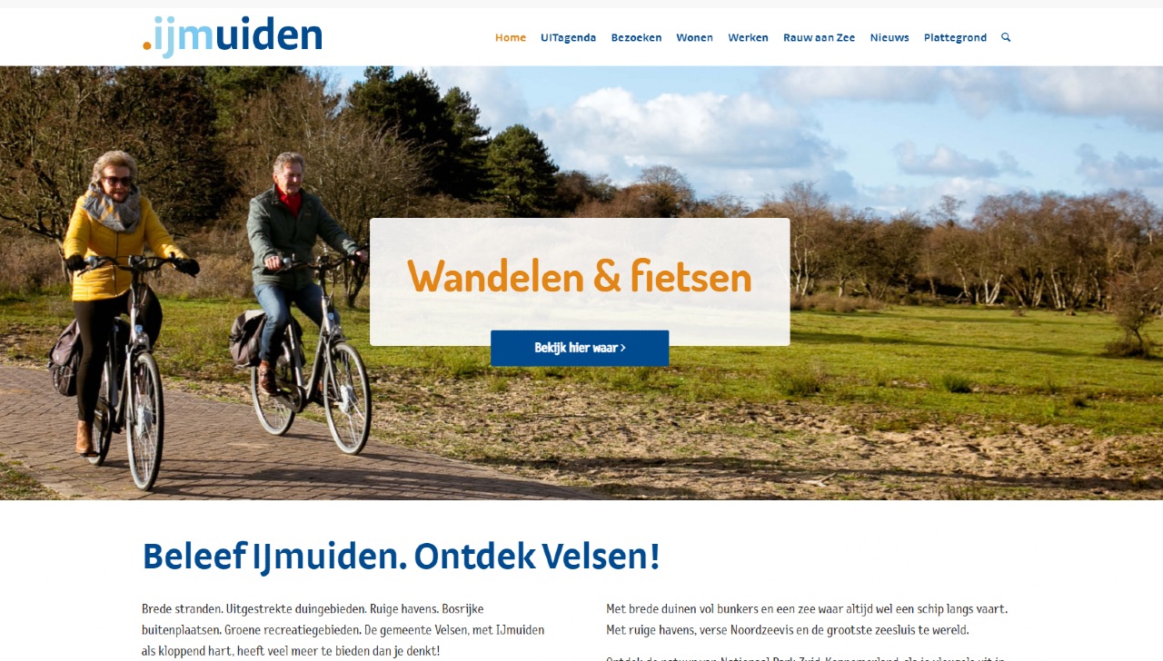 Citymarketing Velsen lanceert nieuwe website